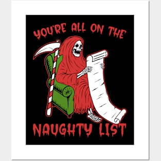 Naughty List Posters and Art